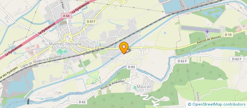 localisation de l'entreprise MADAME VANESSA HALOT  MARTRES TOLOSANE