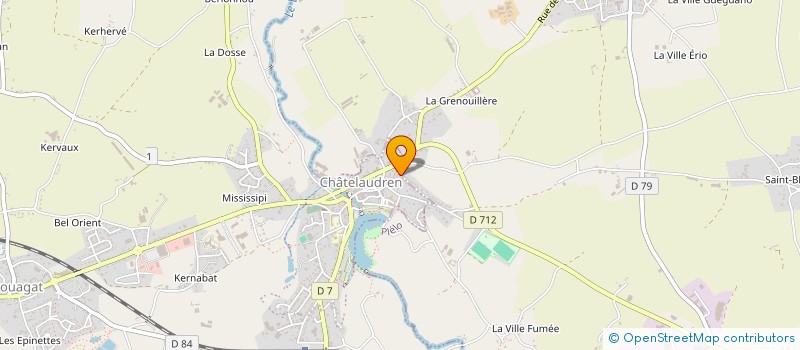 localisation de l'entreprise MADAME VANESSA HAMON  CHATELAUDREN-PLOUAGAT