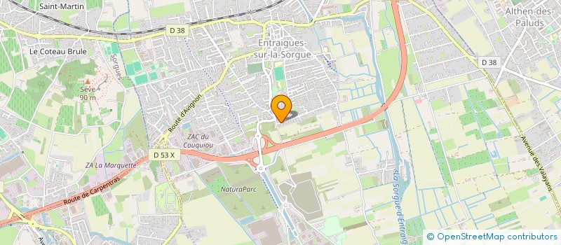 localisation de l'entreprise MADAME VANESSA HAUMESSER  ENTRAIGUES-SUR-LA-SORGUE