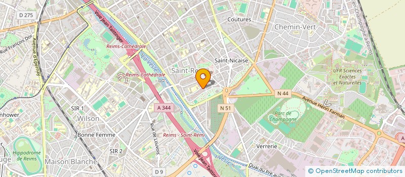 localisation de l'entreprise MADAME VANESSA HAUTCOEUR  REIMS