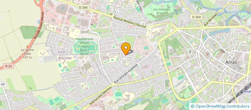 localisation de l'entreprise MADAME VANESSA HENNEUSE  CARVIN