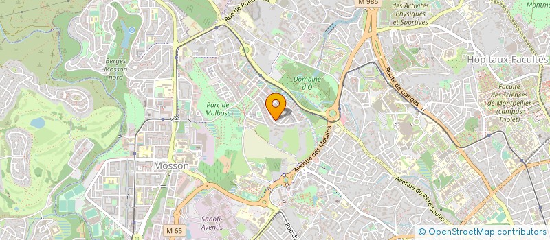 localisation de l'entreprise MADAME VANESSA HENON  MONTPELLIER