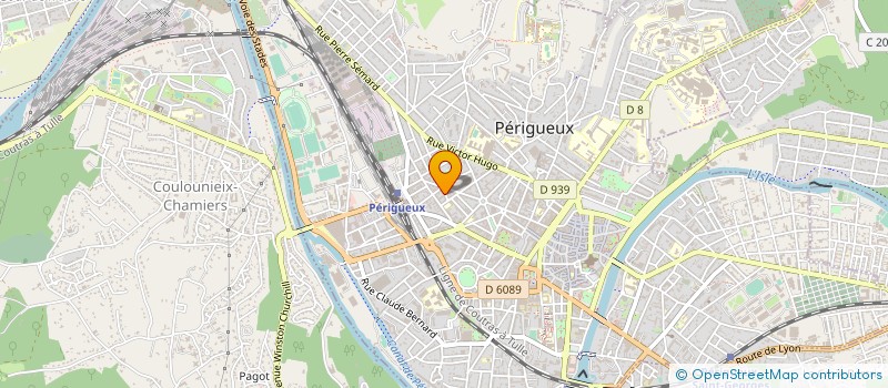 localisation de l'entreprise MADAME VANESSA HINSCHBERGER à PERIGUEUX