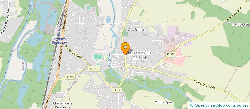 localisation de l'entreprise MADAME VANESSA HOT à FERRIERES-EN-GATINAIS