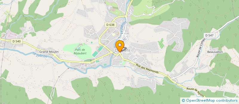 localisation de l'entreprise MADAME VANESSA HUGUENIN  DIEULEFIT