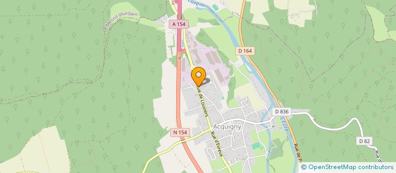 localisation de l'entreprise MADAME VANESSA HUOT  LA HAYE-MALHERBE