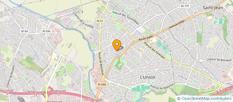 localisation de l'entreprise MADAME VANESSA INTILE  L'UNION