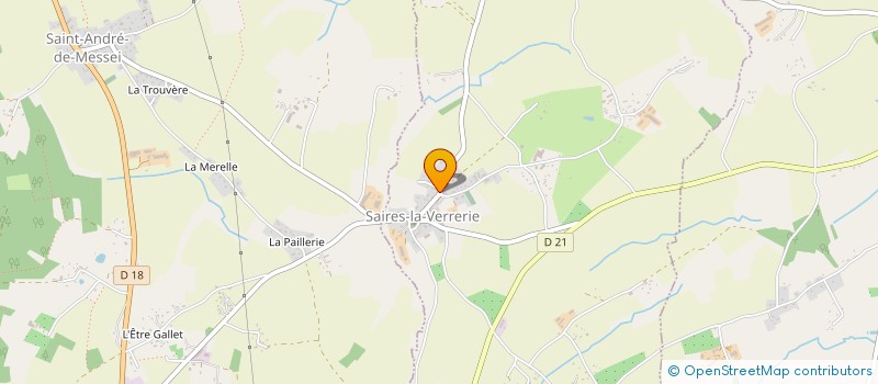 localisation de l'entreprise MADAME VANESSA JAMES à SAIRES-LA-VERRERIE