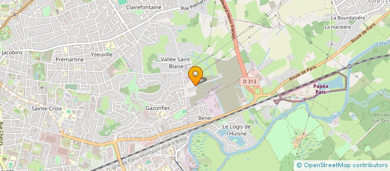 localisation de l'entreprise MADAME VANESSA JARDRY  LE MANS