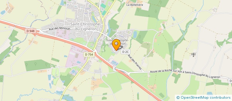 localisation de l'entreprise MADAME VANESSA JARNY  GENETOUZE (LA)