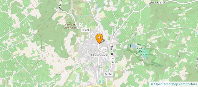 localisation de l'entreprise MADAME VANESSA JEULIN  MORMOIRON