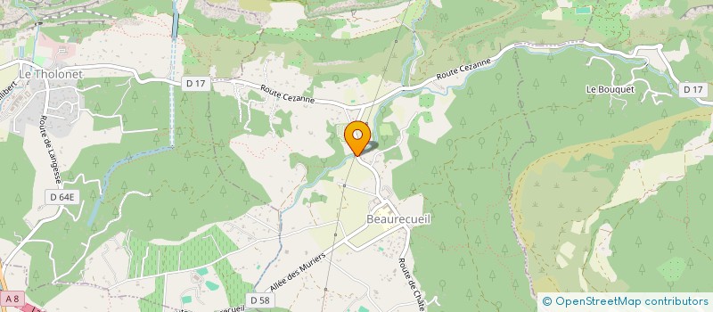 localisation de l'entreprise MADAME VANESSA JOUGLAR  BEAURECUEIL