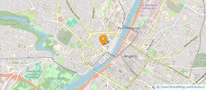 localisation de l'entreprise MADAME VANESSA JOZEREAU à ANGERS