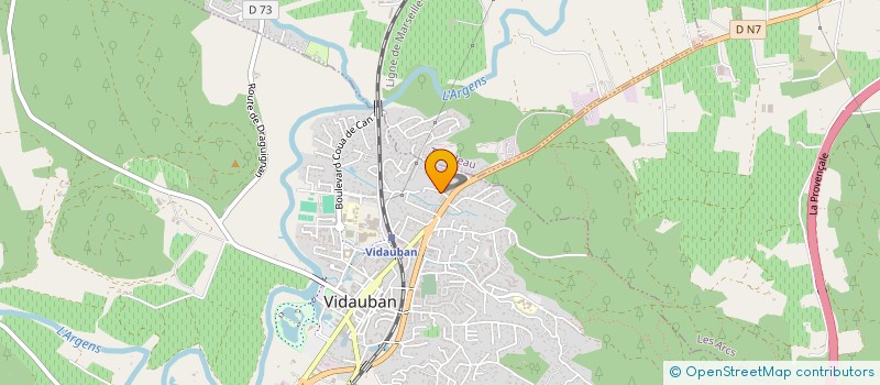 localisation de l'entreprise MADAME VANESSA JUILIEN  VIDAUBAN