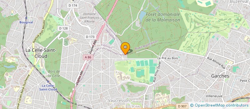 localisation de l'entreprise MADAME VANESSA KALFON CHAIGNEAU  LA CELLE-SAINT-CLOUD