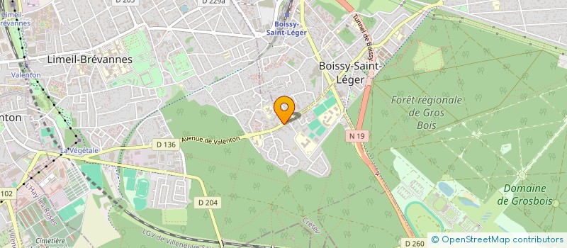 localisation de l'entreprise MADAME VANESSA KALISIBE  LIMEIL-BREVANNES