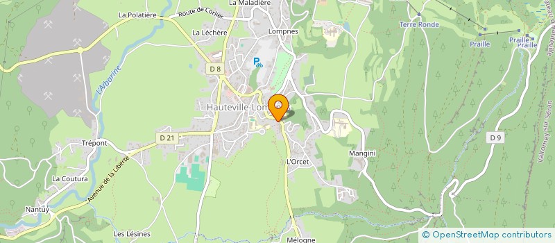 localisation de l'entreprise MADAME VANESSA KAMENSKI  PLATEAU D'HAUTEVILLE