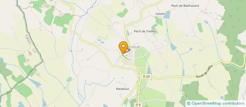 localisation de l'entreprise MADAME VANESSA KARINE VELIN  PUYLAROQUE