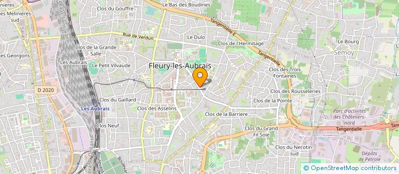 localisation de l'entreprise MADAME VANESSA KNOPP à FLEURY-LES-AUBRAIS