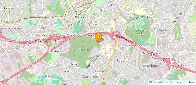 localisation de l'entreprise MADAME VANESSA LABREZE  GRADIGNAN