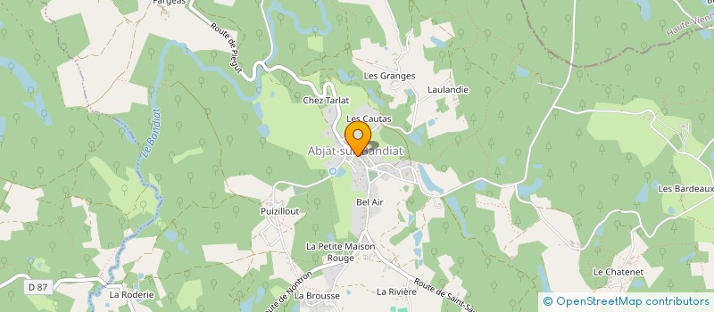 localisation de l'entreprise MADAME VANESSA LACELLERIE  SAINT-MARTIAL-DE-VALETTE