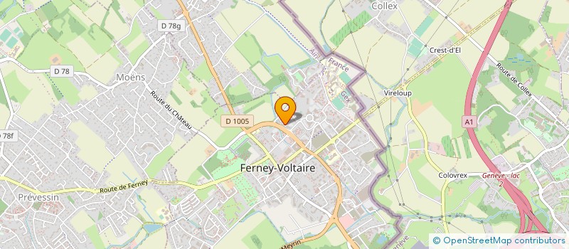 localisation de l'entreprise MADAME VANESSA LACOUR à FERNEY-VOLTAIRE