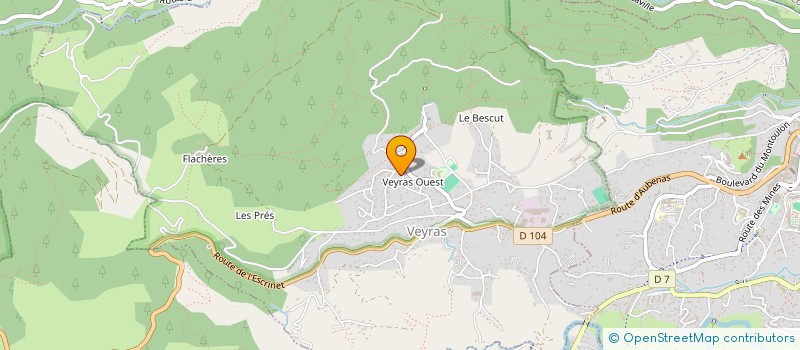 localisation de l'entreprise MADAME VANESSA LADET à VEYRAS