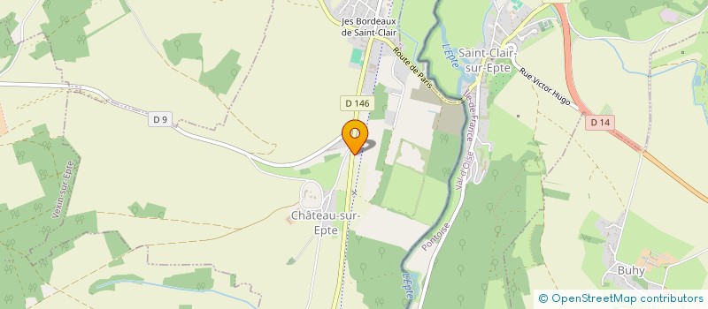 localisation de l'entreprise MADAME VANESSA LAFITTE  CHATEAU-SUR-EPTE