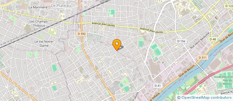 localisation de l'entreprise MADAME VANESSA LAGRENE  BEZONS