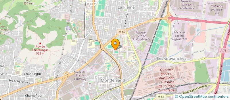 localisation de l'entreprise MADAME VANESSA LANGERON  CLERMONT-FERRAND