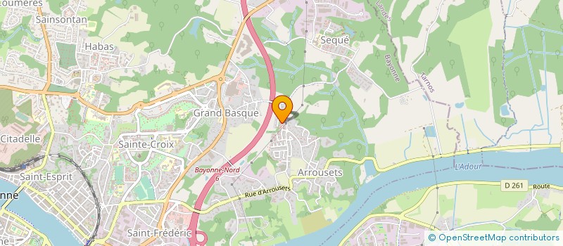 localisation de l'entreprise MADAME VANESSA LANOT  BAYONNE