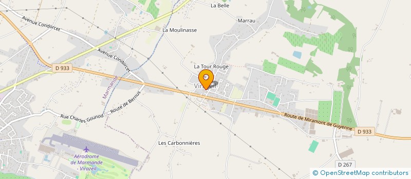 localisation de l'entreprise MADAME VANESSA LANXADE  LAVERGNE