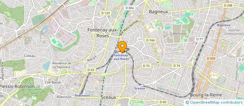 localisation de l'entreprise MADAME VANESSA LAPLACE à FONTENAY-AUX-ROSES