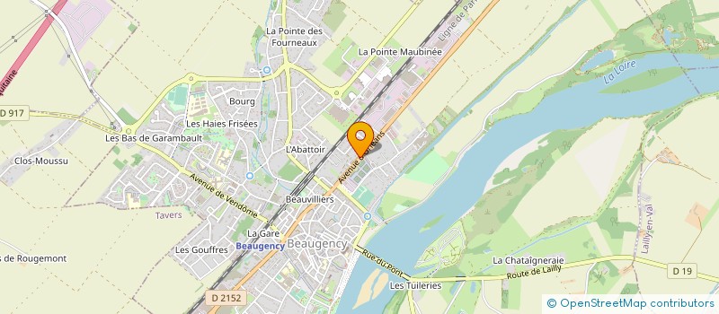 localisation de l'entreprise MADAME VANESSA LARCHER à BEAUGENCY