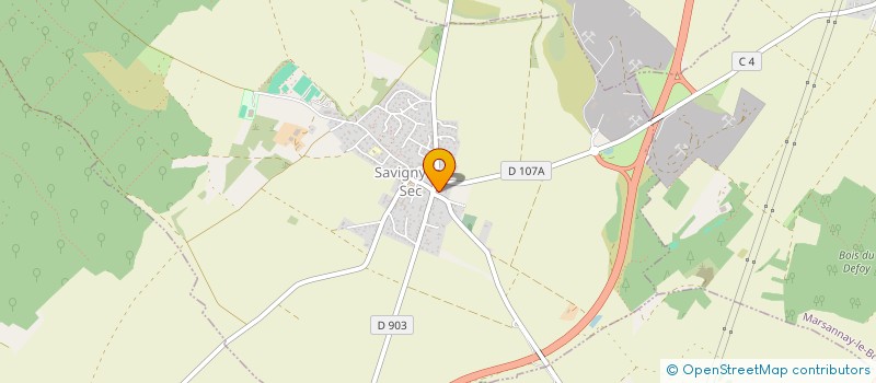 localisation de l'entreprise MADAME VANESSA LATTE  SAVIGNY-LE-SEC