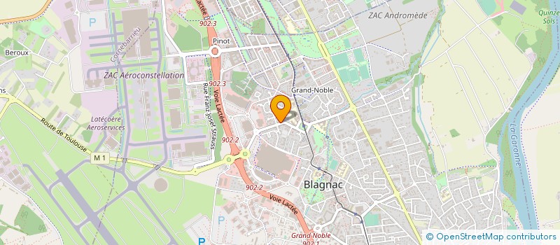 localisation de l'entreprise MADAME VANESSA LAUBSCHER à BLAGNAC