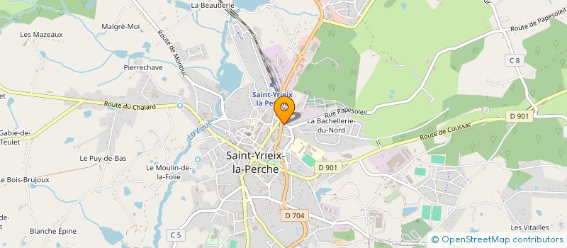 localisation de l'entreprise MADAME VANESSA LAUCOURNET à SAINT-YRIEIX-LA-PERCHE