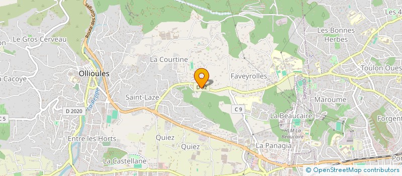 localisation de l'entreprise MADAME VANESSA LAUMAILLER à OLLIOULES