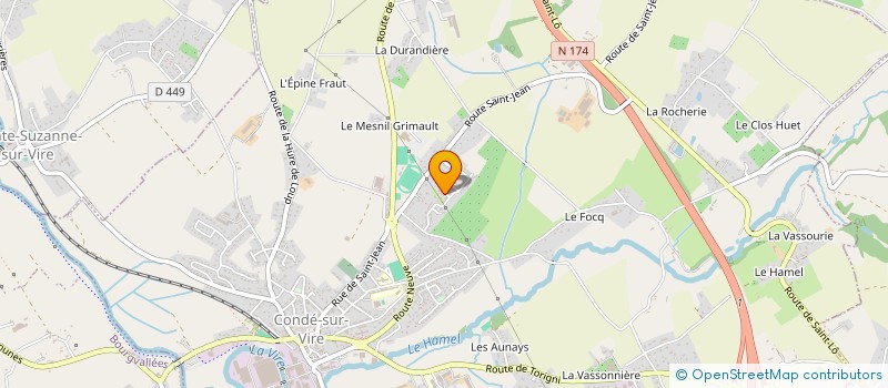 localisation de l'entreprise MADAME VANESSA LAVAUX  CONDE-SUR-VIRE