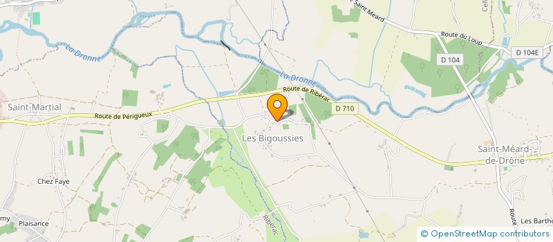 localisation de l'entreprise MADAME VANESSA LE BAUDOUR  SAINT-MEARD-DE-DRONE