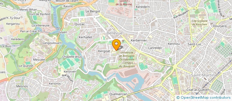 localisation de l'entreprise MADAME VANESSA LE BORGNE à BREST