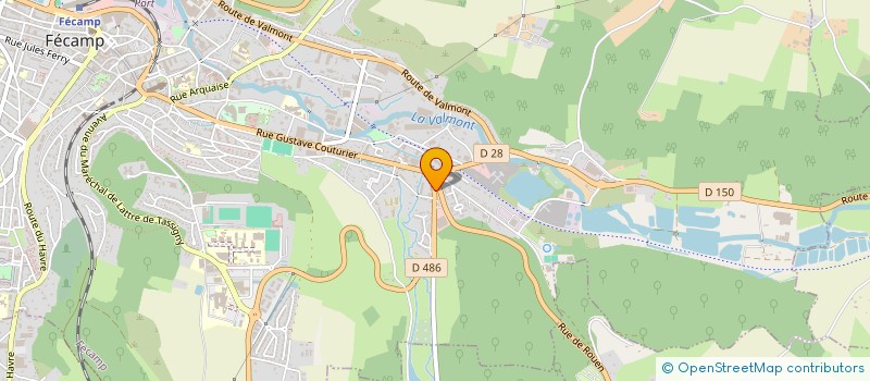 localisation de l'entreprise MADAME VANESSA LE BRETON  FECAMP