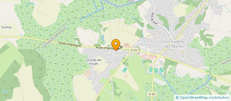 localisation de l'entreprise MADAME VANESSA LE GOFF à LA CHAPELLE-DES-MARAIS