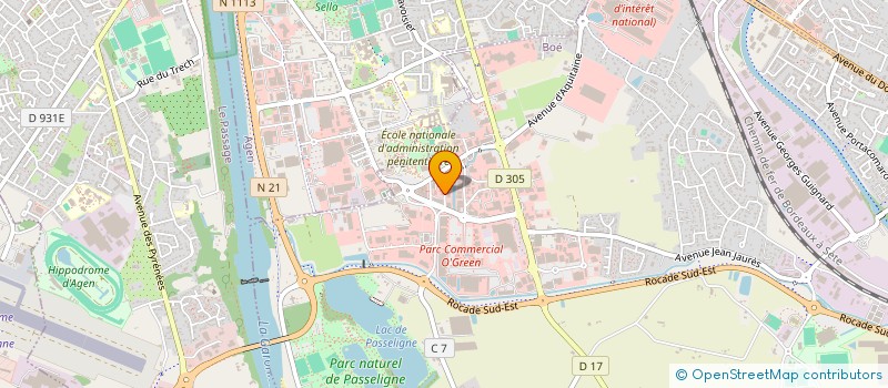 localisation de l'entreprise MADAME VANESSA LE GUYADER  AGEN