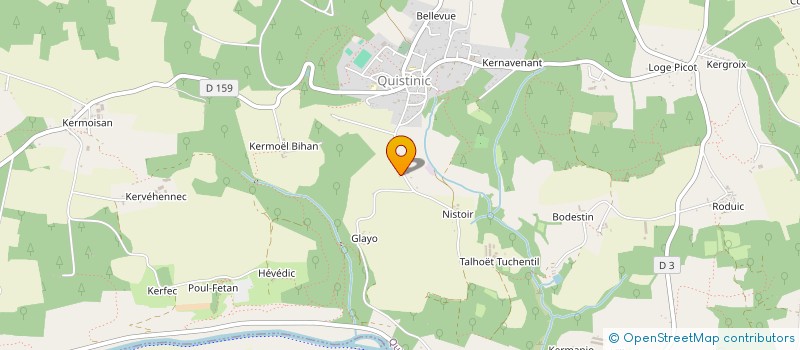 localisation de l'entreprise MADAME VANESSA LE SAUX  QUISTINIC