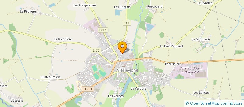 localisation de l'entreprise MADAME VANESSA LE TINNIER à VIEILLEVIGNE