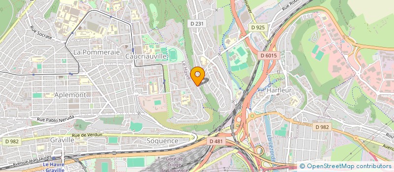 localisation de l'entreprise MADAME VANESSA LE TYNEVEZ à LE HAVRE