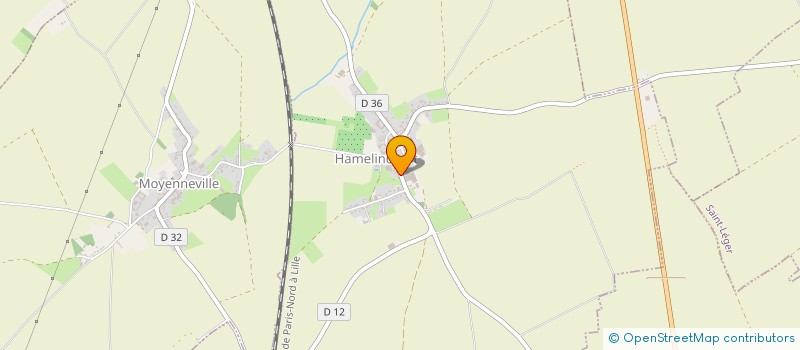 localisation de l'entreprise MADAME VANESSA LEBAS  HAMELINCOURT