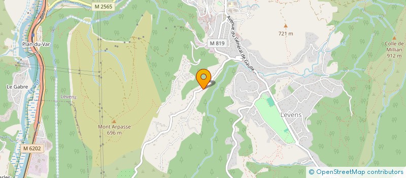 localisation de l'entreprise MADAME VANESSA LEBLANC  LEVENS