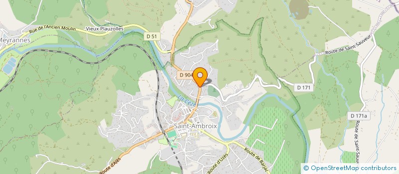 localisation de l'entreprise MADAME VANESSA LEBRE  SAINT-AMBROIX